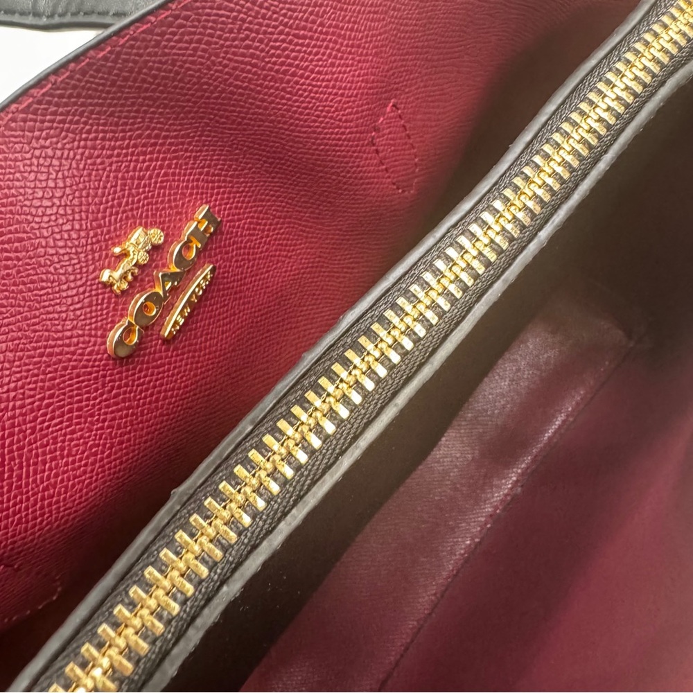 Coach Black and Gold Signature Tote - Picture 6 of 6